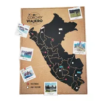 Comprar Mapa Peru Corcho Viajes Viajero Mochilero Viajes