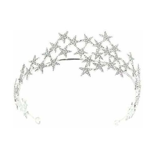 Diademas Nsls Bling Con Forma De Estrella Con Diamantes De I