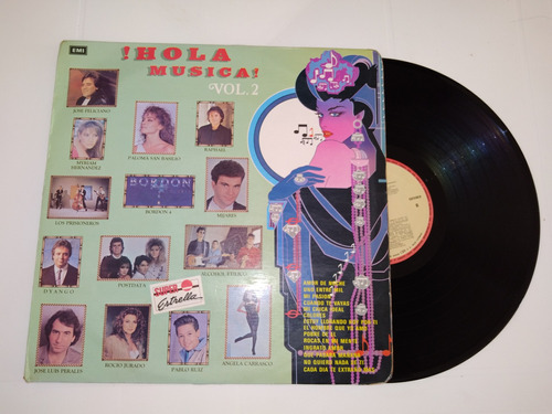 Hola Música Vol 2 Lp Emi 1989 Colombia Variado Compilado