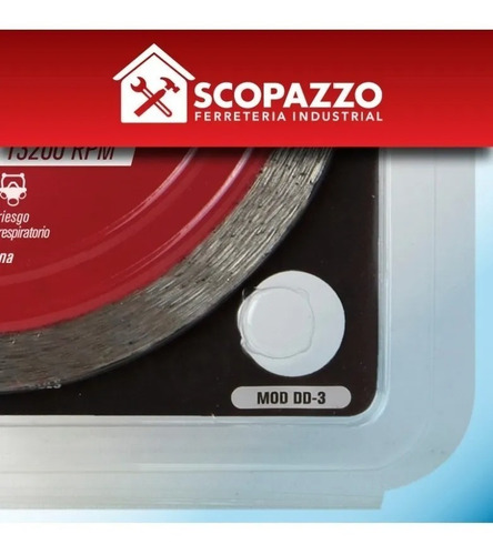 Imagen 4 de 8 de Discos Diamantados 115 X 22,23 Mm Pack 3 Unidades Omaha