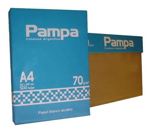 Kit 10 Resmas Pampa A4 70 Gr 21 X 29,7