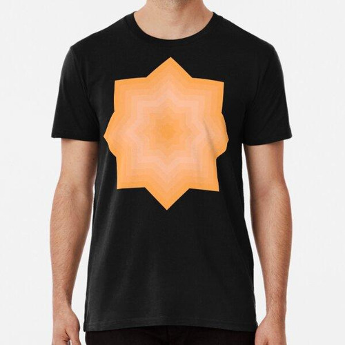 Remera Patrón De Estrella Abstracto De Melocotón Difuso Nara