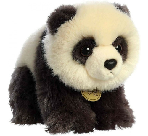 Imagem 2 de 3 de Linda Pelúcia Urso Panda Da Série Miyoni Da Aurora 22cms Alt
