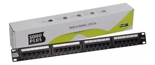 Patch Panel 24 Portas Cat5e Furukawa Sohoplus