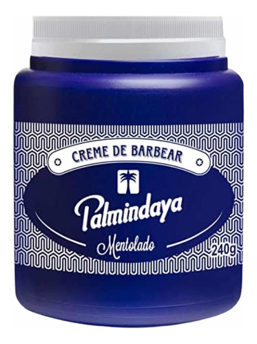 Creme barbear hidratante Palmindaya espuma mentolado 240g	