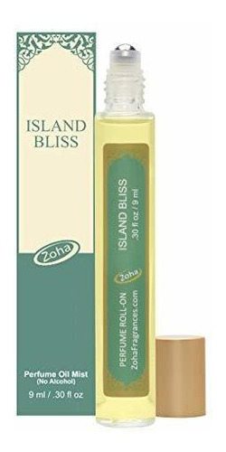Imagen 1 de 4 de Bliss Island - Alcohol Libre, Aceite Perfumes Para Mujeres Y
