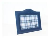 Comprar Porta Retratos Horizontal Rusconi, Simil Cuero Color Azul
