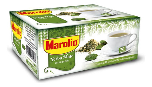 Yerba Saquito 50 Un Marolio Yerbas En Saquitos