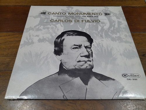 Lp Vinilo - Carlos Di Fulvio - Canto Monumento - 1968