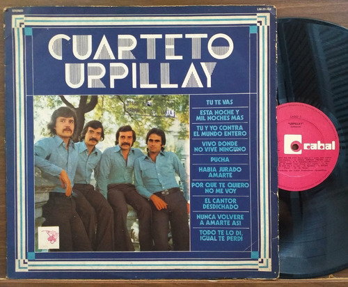 Cuarteto Urpillay - Urpillay - Lp Vinilo 1976 Folklore