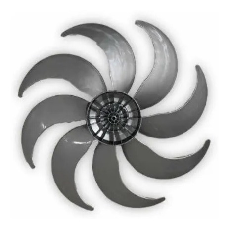 Imagem 3 de 3 de Helice Ventilador 8 Pas 50cm Vt-51 Prata Mondial Original