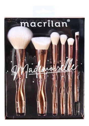Kit De 6 Brochas Mademoiselle De Macrilan 