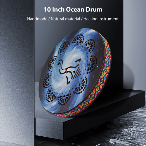 Instrumento De Percussão: Tambor Oceânico De 10 Polegadas, T
