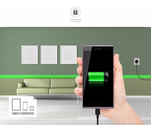 Imagen 3 de 4 de Cargador Xview 100-240 V Usb Carga Rapida Compatible iPhone