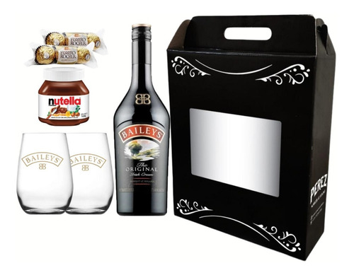 Kit Licor Baileys 750ml + Vasos + Chocolates - Pérez Tienda