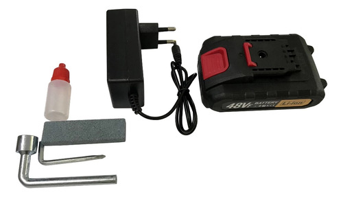 Tesoura Elétrica De Poda 48v Sem Fio Com 2 Baterias Kit