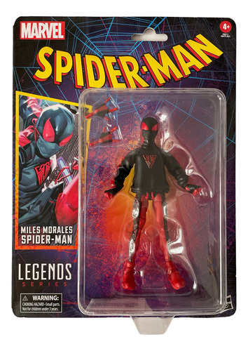 Miles Morales Spiderman Marvel Legends Series Hasbro 2023 (Usado)