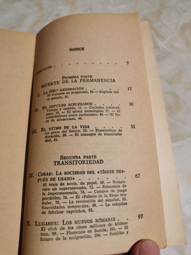 El Shock Del Futuro Alvin Toffler (Usado)