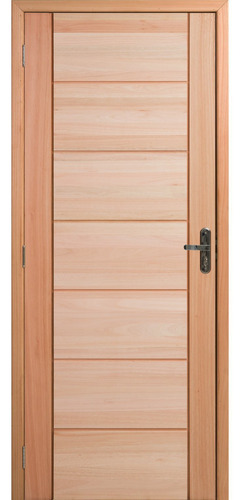 Kit Porta Pronta Maciça 214x87cm Eucalipto Esquerda Pm58