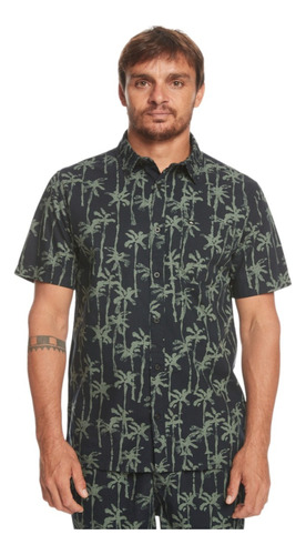 Camisa Quiksilver Hombre Caballero Playa Casual Fadeout