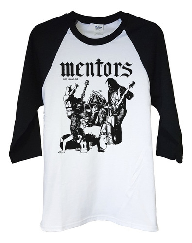 Polera Raglan 3/4 The Mentors Get Up And Metal Abominatron