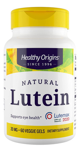 Healthy Origins Lutena 20 Mg (lutemax 2020 Con Zeaxantina, S