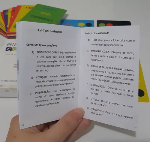 Jogo de Cartas Pensa Rapido