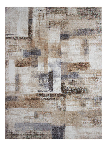 Tapete Decorativo Dib Hazel Medida 120x170 Cm Modelo 1454 Ancho 120 Cm Color Marrón Claro Largo 170 Cm