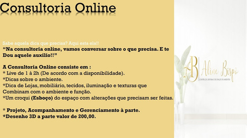 Imagem 1 de 7 de Consultoria Online Design De Interiores