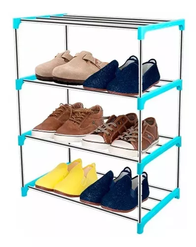 Zapatero Organizador Armable 4 Niveles Estante Zapatos