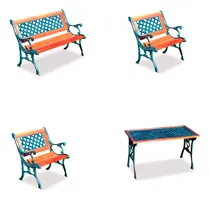 Comprar Juego Mesa Y Bancos Muebles Lobos Esterilla