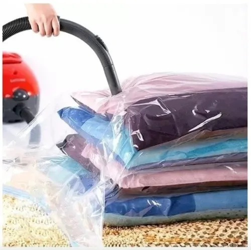 12 Bolsas Al Vacio 50x60 Comprimir Ropa Ahorra Espacio