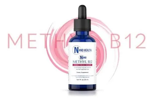 Nano Metil B-12, 1000mcg De Metilcobalamina, Gotas Líquidas