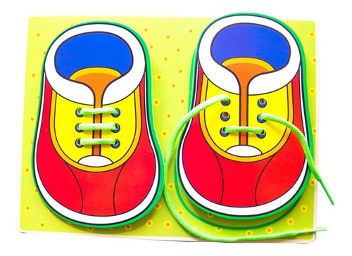 Zapatos Didácticos Aprende A Atar Cordones Montessori Motriz
