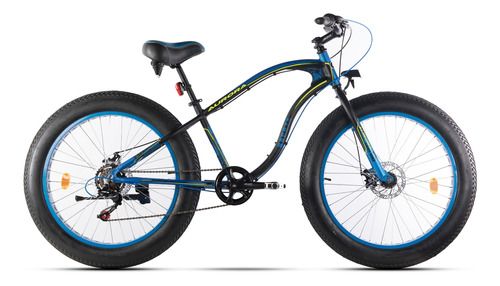 Bicicleta Fat Bike Aurora Bacota *ahora 12 Y 18* Color Negro/Azul