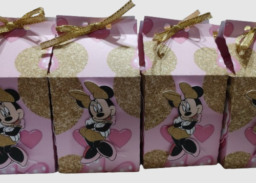 Cajita Milkbox 3d Golosinera Minnie X 10