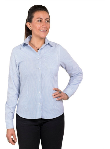 Imagen 1 de 6 de Blusa Formal Manga Larga
