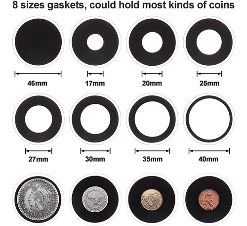 Imagen 7 de 7 de Caja De Plástico Para 40 Cápsulas De 46 Mm Ajustable