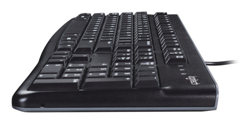 Imagen 4 de 4 de Teclado Logitech K120 QWERTY inglés US color negro