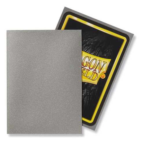 Fundas Protectoras Para Cartas 100 Unidades Plateadas Mate