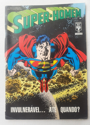 Super-homem Nº 44 - 1º Série - Editora Abril -1988