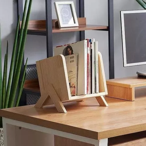 Revistero De Madera Para Escritorio Moderno Organizador