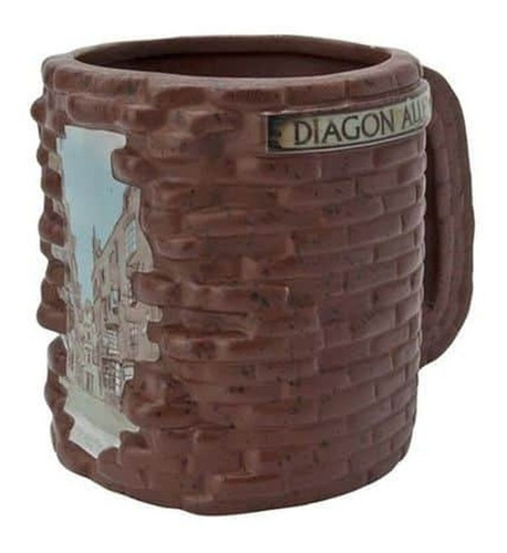 Taza Harry Potter Callejon Diagon Alley 3d Abystyle/original