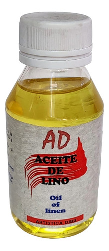 Aceite De Lino Artística Dibu X100ml Frasco Pintura Al Oleo
