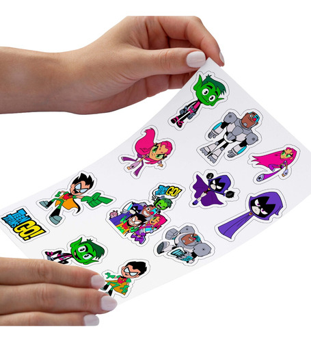 4 Planchas De Stickers Infantil Deco Souvenir Cumpleaños