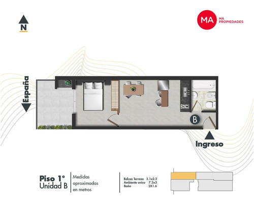 Venta Deptos Monoambientes 1 Dormitorio 2 Dormitorios Centro Rosario Amenities
