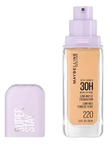 Comprar Base de maquillaje líquida Maybelline Rostro 102 - Neutro fresco Maybelline Super Stay Lumi-Matte - Base de maquillaje ligera y construible de cobertura completa tono 220 - cálido - 30mL 30g