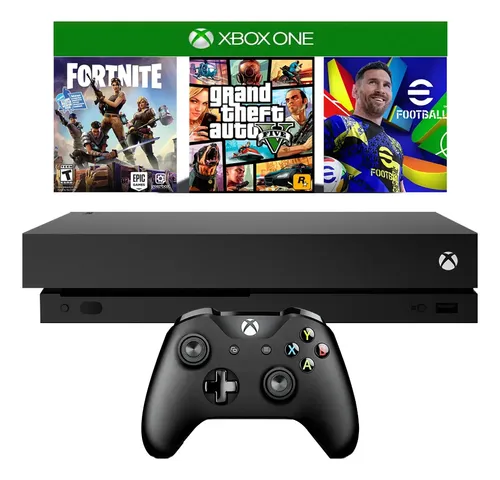 Microsoft Xbox One X 1tb Standard Cor Preto 2022 + Jogo (Novo com