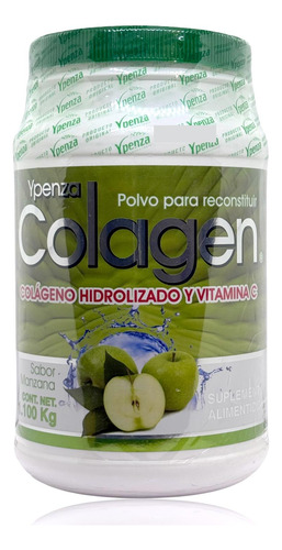 Colageno Hidrolizado 100% Puro Vit C Manzana 1.1 Kg Ypenza