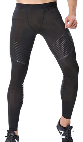 Pantalones Leggings Lycra Hombre Compresion Fitness Yoga Gym